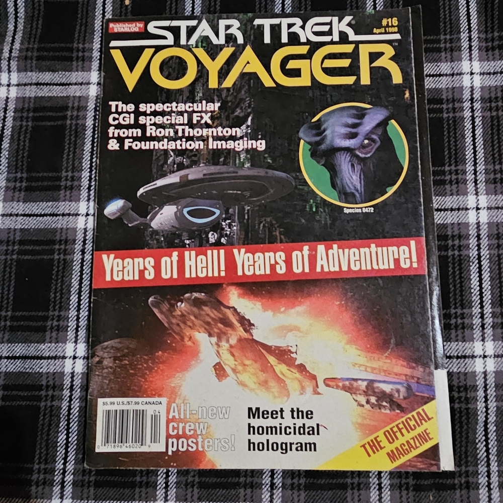 Star Trek Voyager Magazine # 16 | April 1998 | Published By Starlog